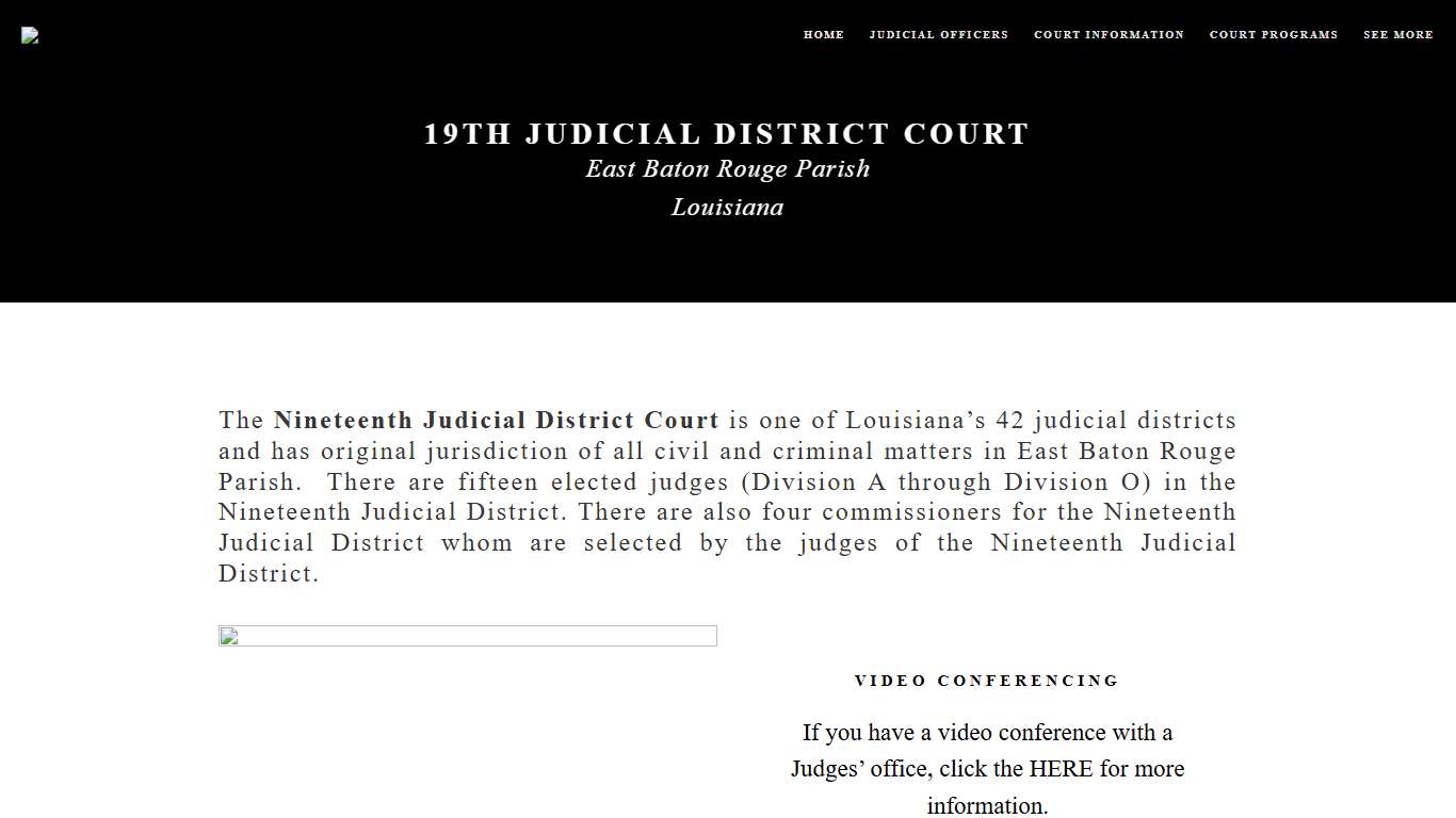 19th Judicial District Court Online Court